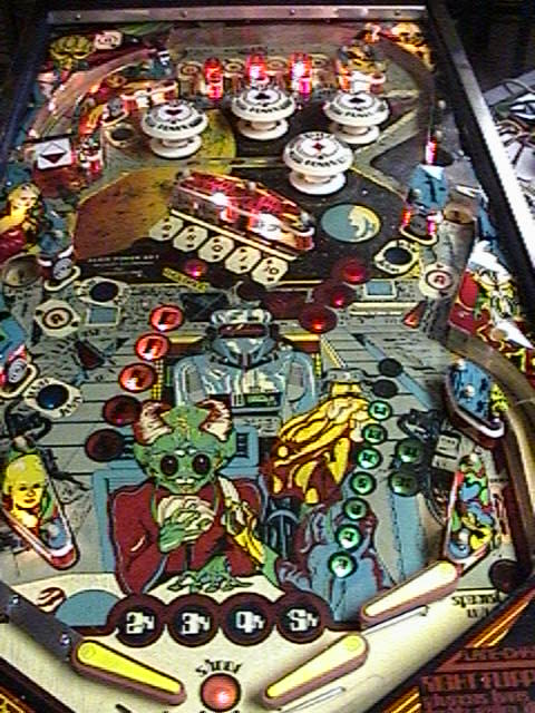 Alien poker Whole playfield