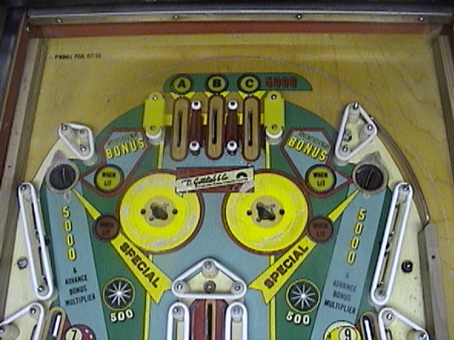 playfield rubber top