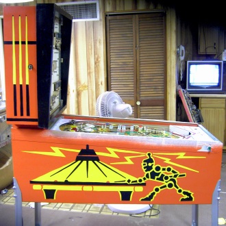 pinball pool cab before